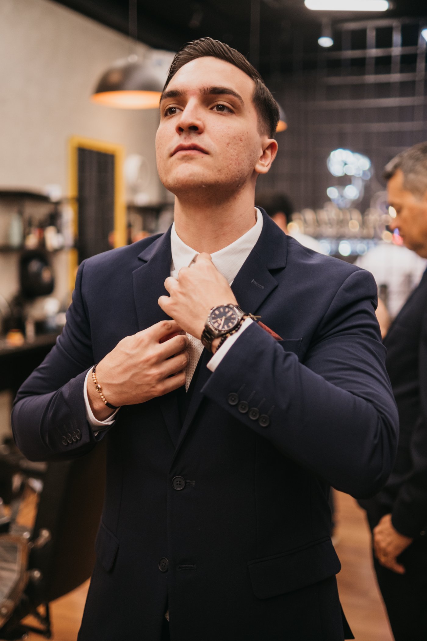 Tomás Lucas Savoldi em ambiente de trabalho